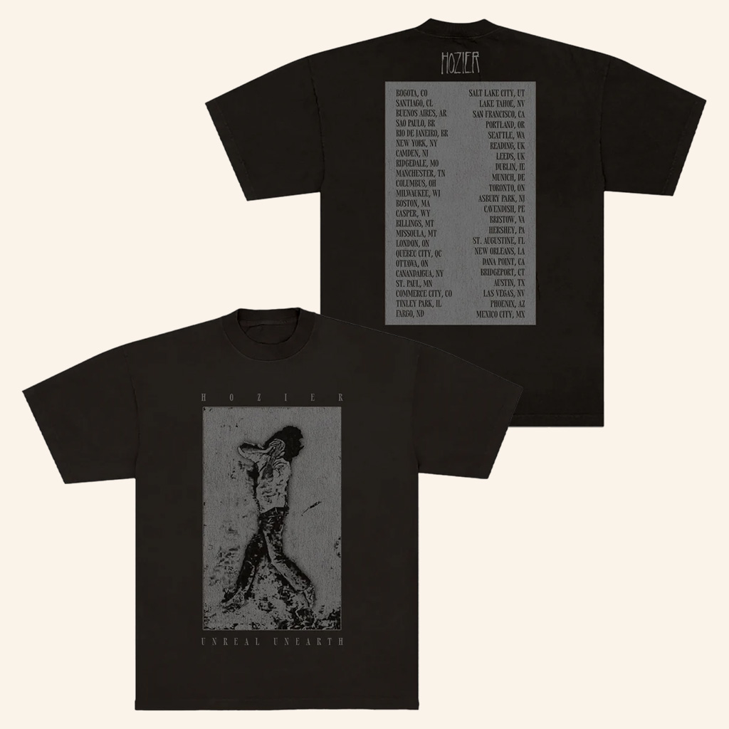 Hozier Tour Merch Unreal Unearth 2025 Photo Tour T-Shirt Cool Gifts For Music Lovers-1