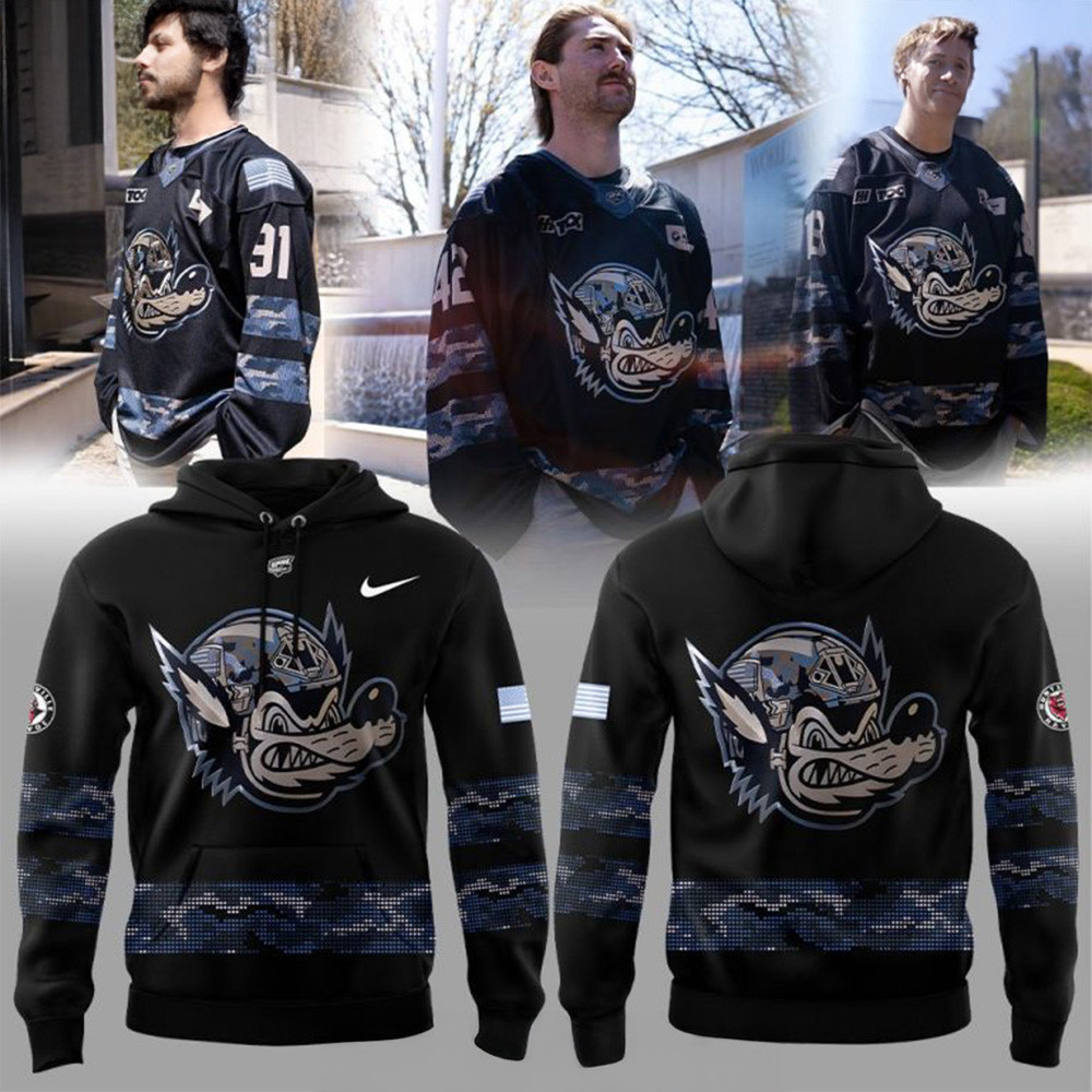 Huntsville Havoc Military Night 2025 Hoodie Awesome Father's Day Gifts-1 Huntsville Havoc Military Night 2025 Hoodie Awesome Father's Day Gifts-1