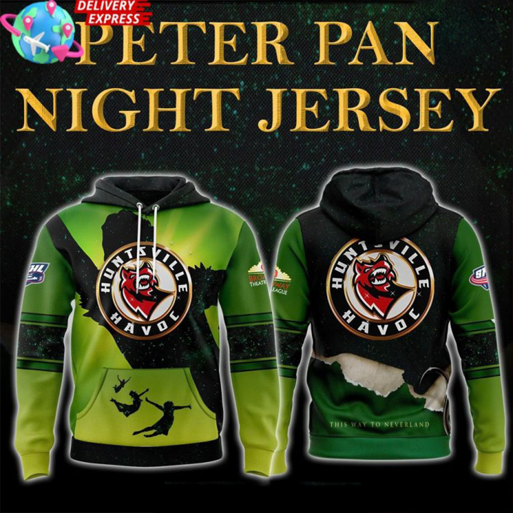 Huntsville Havoc Peter Pan Special Hoodie Father's Day Gifts For Husband-1 Huntsville Havoc Peter Pan Special Hoodie Father's Day Gifts For Husband-1