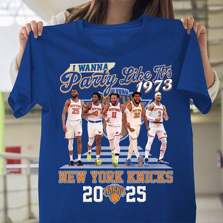 I Wanna Pray Like It's 1973 New York Knicks 2025 T-Shirt Knicks Merch Gifts For Fans-1 I Wanna Pray Like It's 1973 New York Knicks 2025 T-Shirt Knicks Merch Gifts For Fans-1
