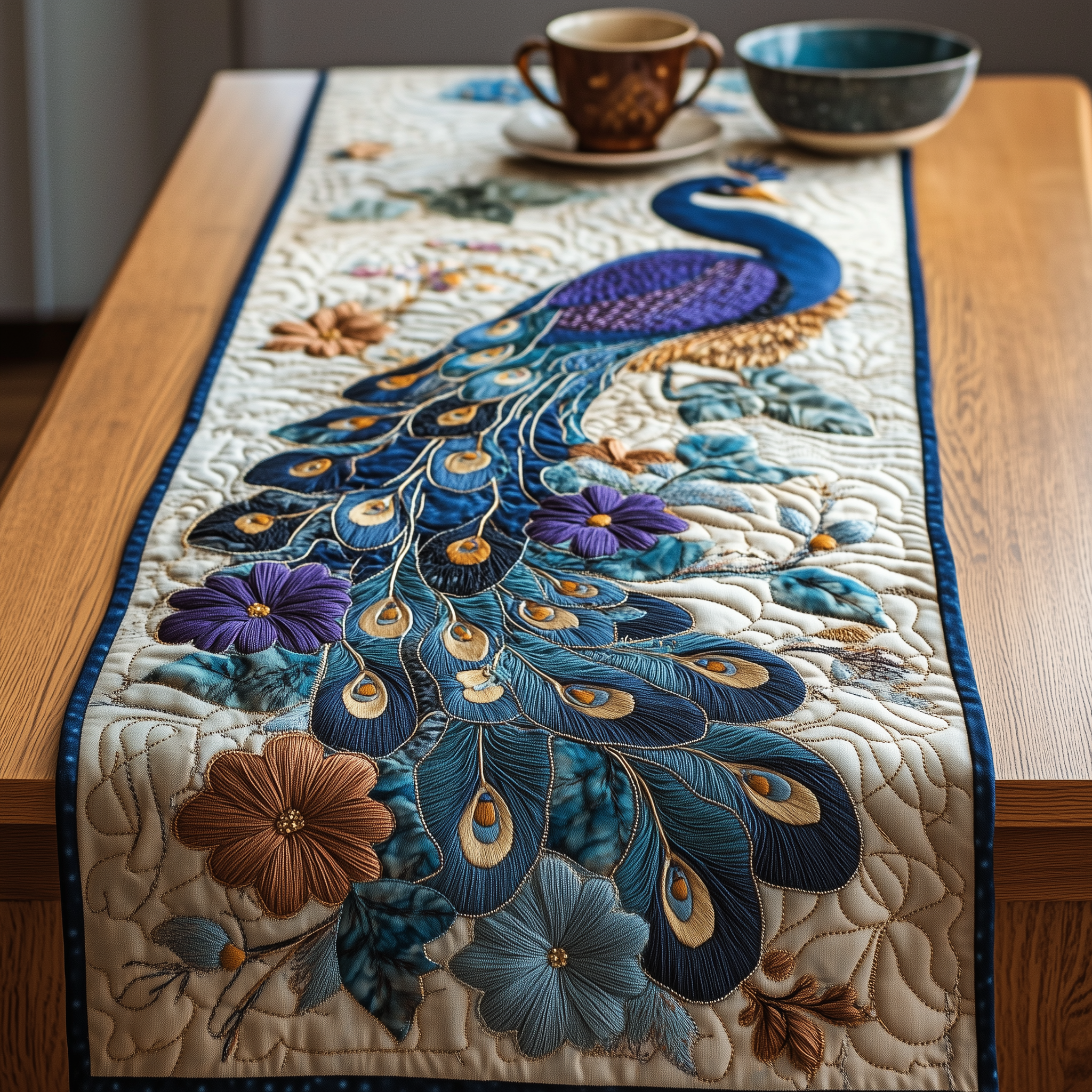 Imperial Elegance Quilted Table Runner Family Gift Ideas For Valentine Day-1 Imperial Elegance Quilted Table Runner Family Gift Ideas For Valentine Day-1