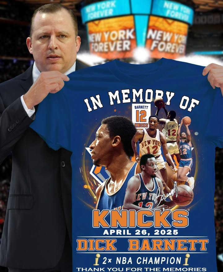 In Memory Of Knicks Dick Barnett 2025 T-Shirt Thank You For The Memories Knicks Fan Gifts In Memory Of Knicks Dick Barnett 2025 T-Shirt Thank You For The Memories Knicks Fan Gifts