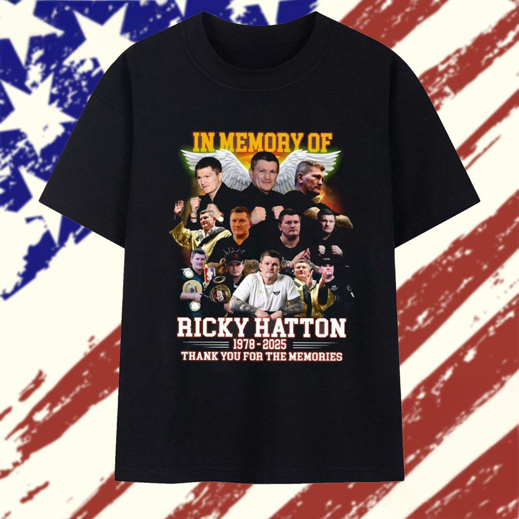 In Memory Of Ricky Hatton 1978 2025 Vintage T-Shirt Ricky Hatton Merch Gift For Fans-1 In Memory Of Ricky Hatton 1978 2025 Vintage T-Shirt Ricky Hatton Merch Gift For Fans-1