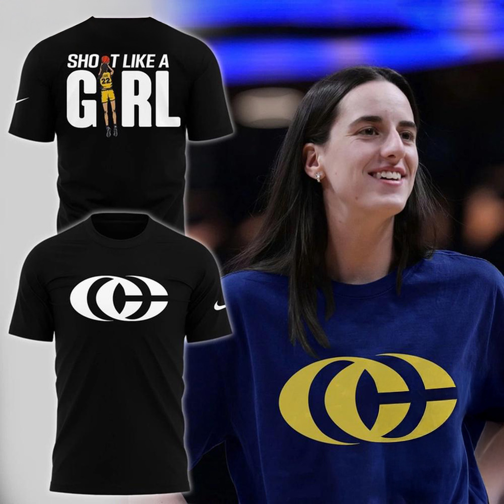 Indiana Fever Caitlin Clark Shoot Like A Girl Black Shirt Best Gifts For Basketball Lovers-1 Indiana Fever Caitlin Clark Shoot Like A Girl Black Shirt Best Gifts For Basketball Lovers-1