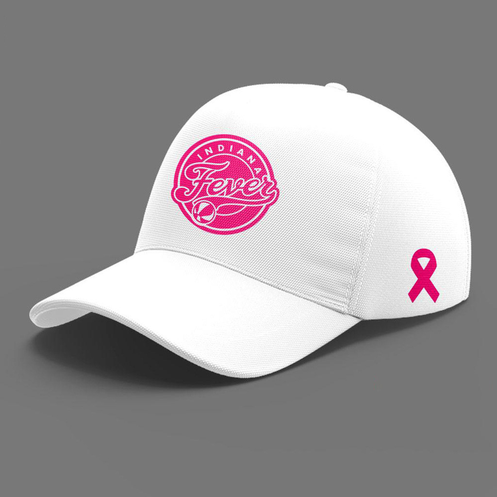Indiana Fever Pink For Purpose 2025 White Hat Indiana Fever Merch Presents For Basketball Fans-1
