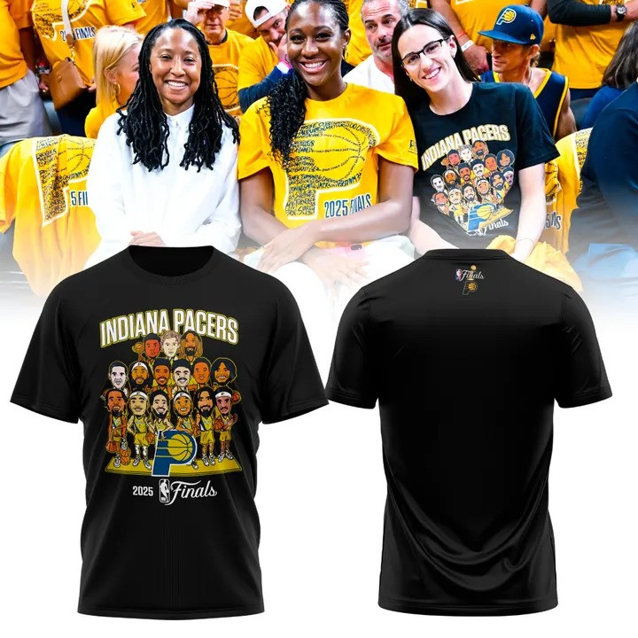 Indiana Pacers 2025 NBA Finals T-Shirt Basketball Fan Merch Clothing Unique Gift Ideas-1