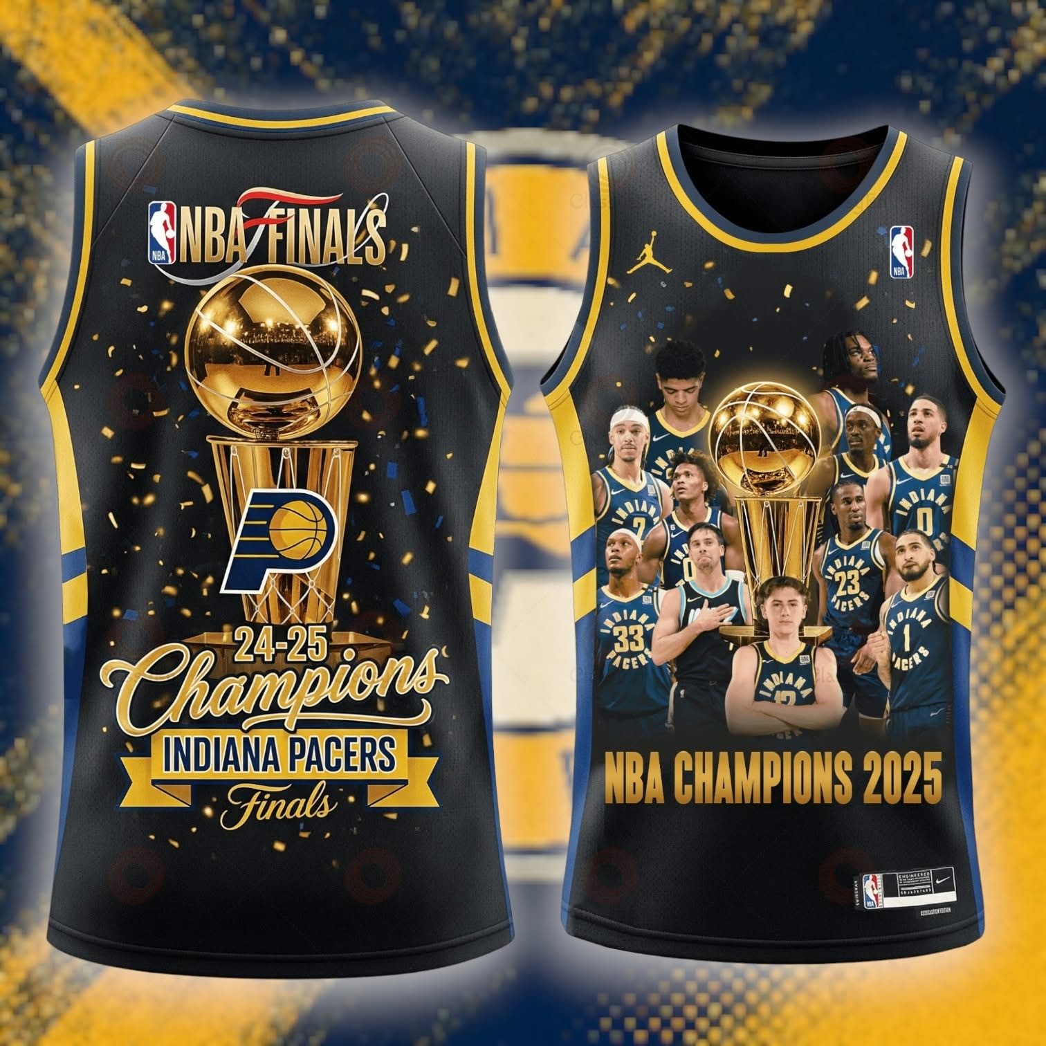 Indiana Pacers NBA 2025 Final Champions Merch Jersey Basketball Fan Clothing Gifts-1 Indiana Pacers NBA 2025 Final Champions Merch Jersey Basketball Fan Clothing Gifts-1