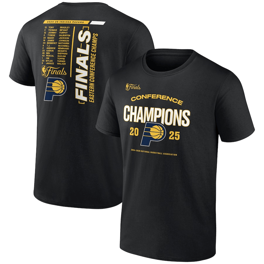 Indiana Pacers NBA Finals Merch T-Shirt 2025 Eastern Conference Finals Basketball Best Gifts-1