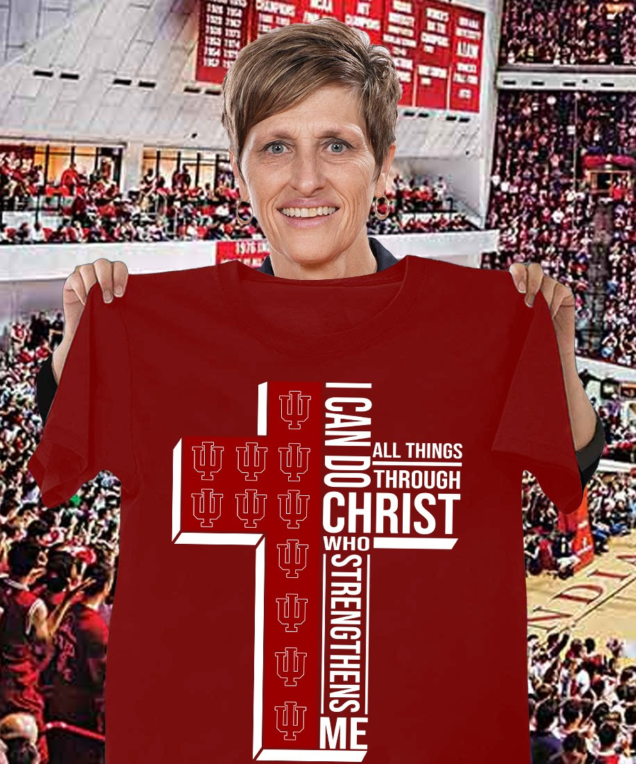 Indiana University IU Faith I Can Do All Things Through Christ Shirt IU Football Fans Gifts-1 Indiana University IU Faith I Can Do All Things Through Christ Shirt IU Football Fans Gifts-1