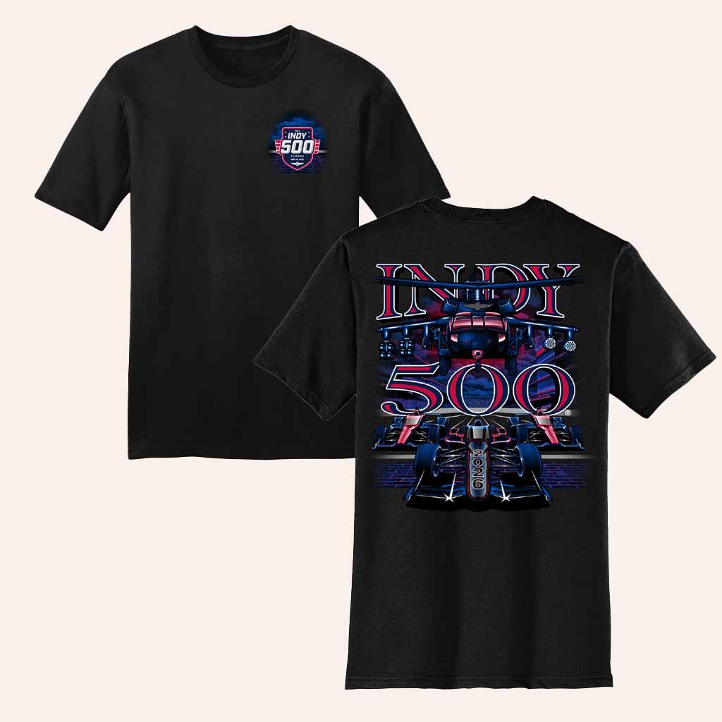 Indianapolis Motor Speedway Merch 2026 Indy 500 Ghost Blackhawk T-Shirt Gift For Husband-1