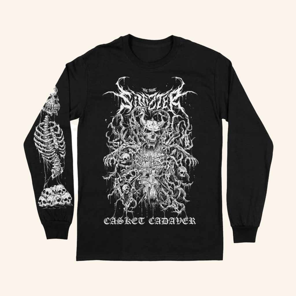 Indie Merch Sinizter Casket Cadaver Long Sleeve Shirt Presents For Music Lovers-1