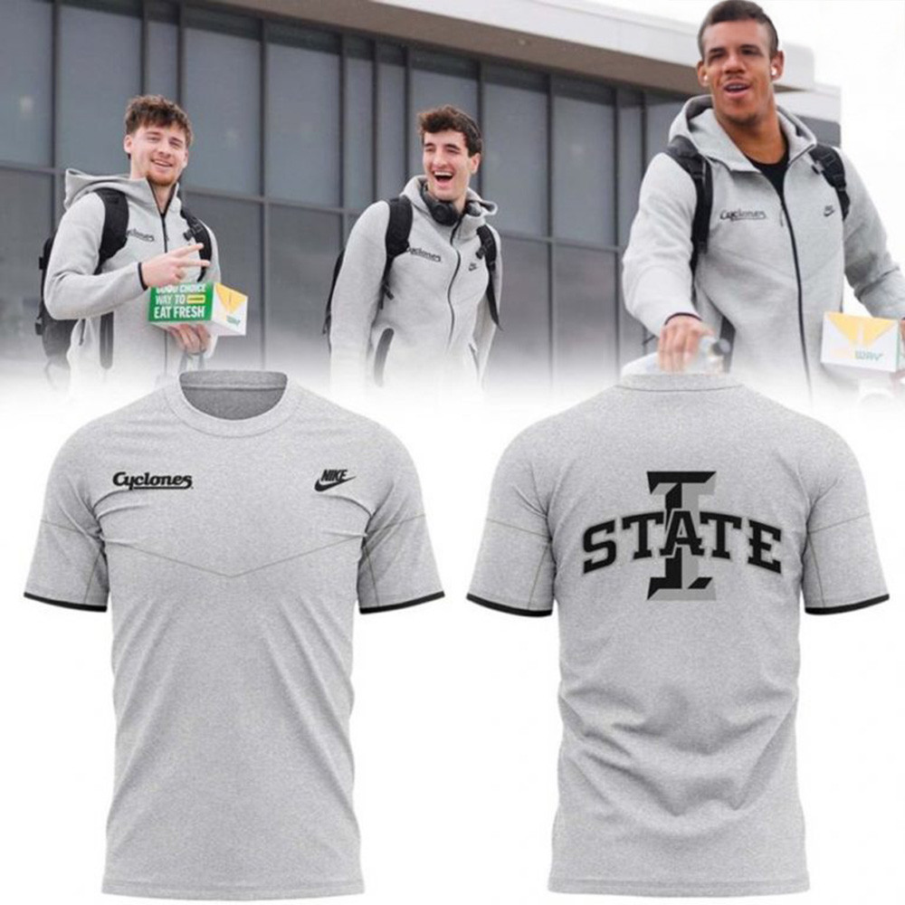 Iowa Cyclones Basketball New Uniform Special Grey T-Shirt Father's Day Presents For Husband-1 Iowa Cyclones Basketball New Uniform Special Grey T-Shirt Father's Day Presents For Husband-1