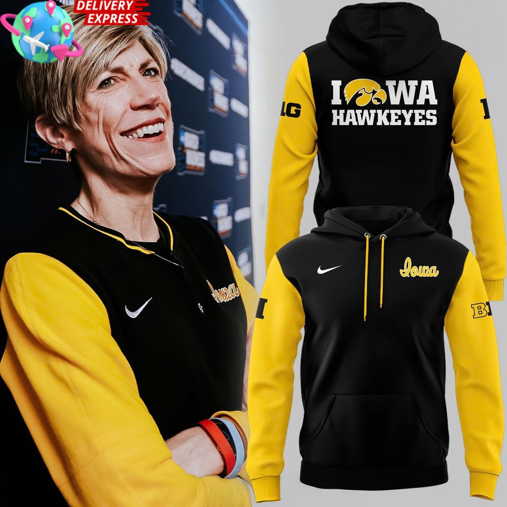 Iowa Hawkeyes March Madness 2025 Hoodie Mother's Day Gifts For Grandma-1
