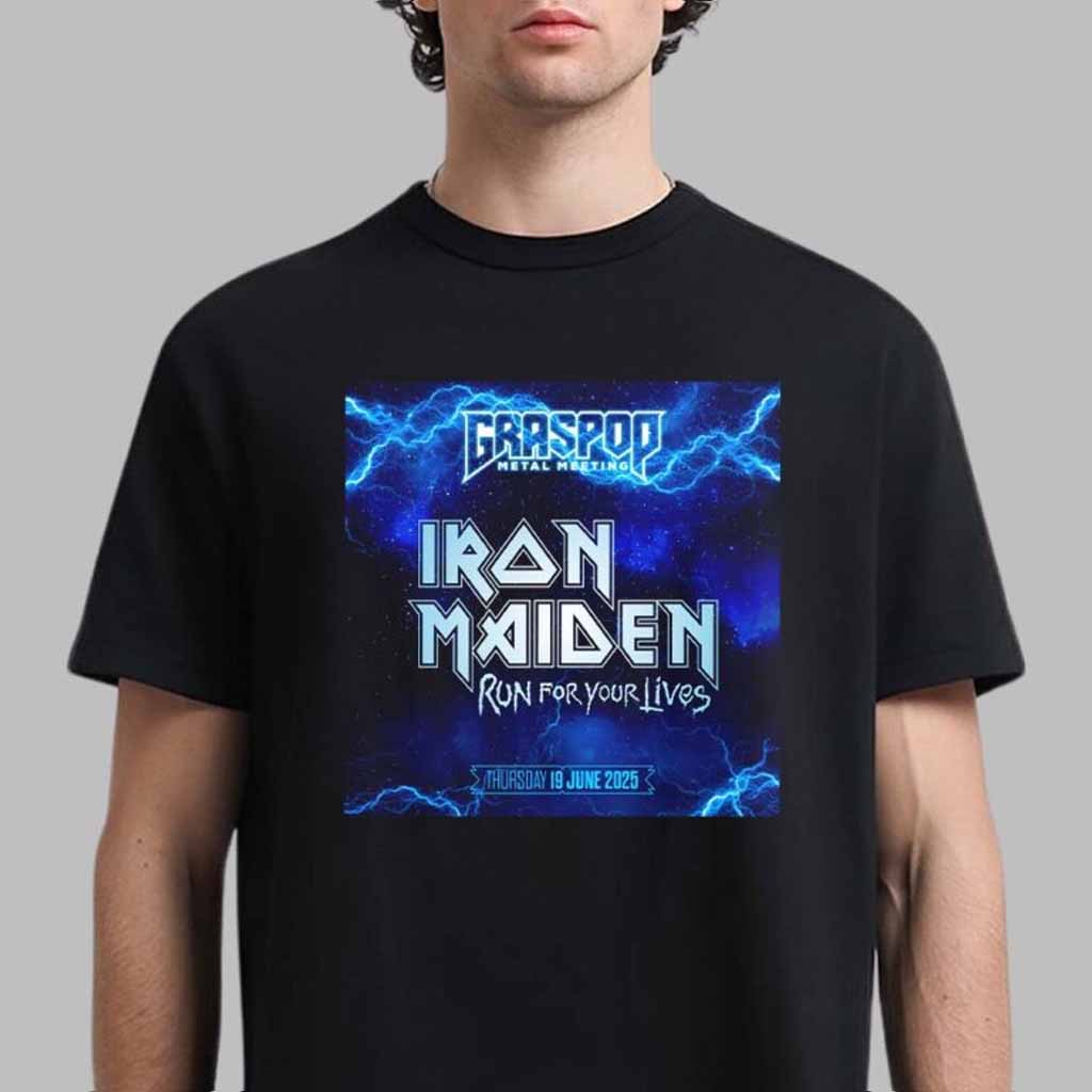 Iron Maiden Tour Merch 2025 Run For Your Lives Graspop Metal Meeting Shirt Gift For Fans-1