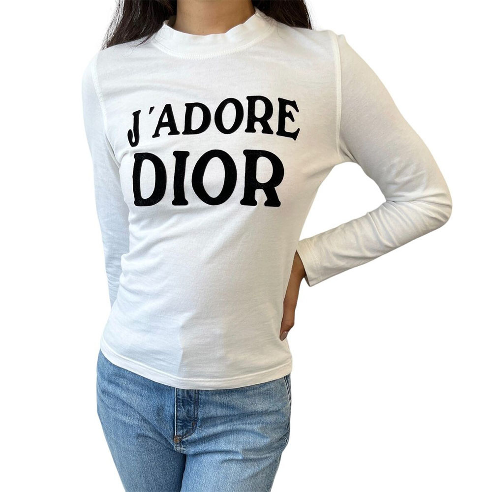 J'Adore Dior Long Sleeve T-Shirt Christian Dior Shirt Mother's Day Gifts-1 J'Adore Dior Long Sleeve T-Shirt Christian Dior Shirt Mother's Day Gifts-1