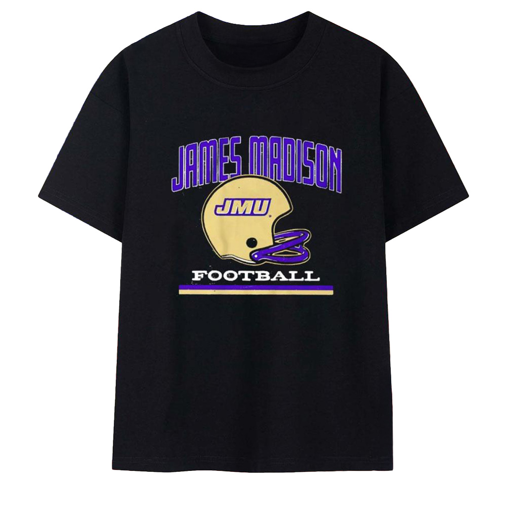 JMU James Madison Dukes Football Helmet T-Shirt Fan Merch Gifts Ideas For Brother-1