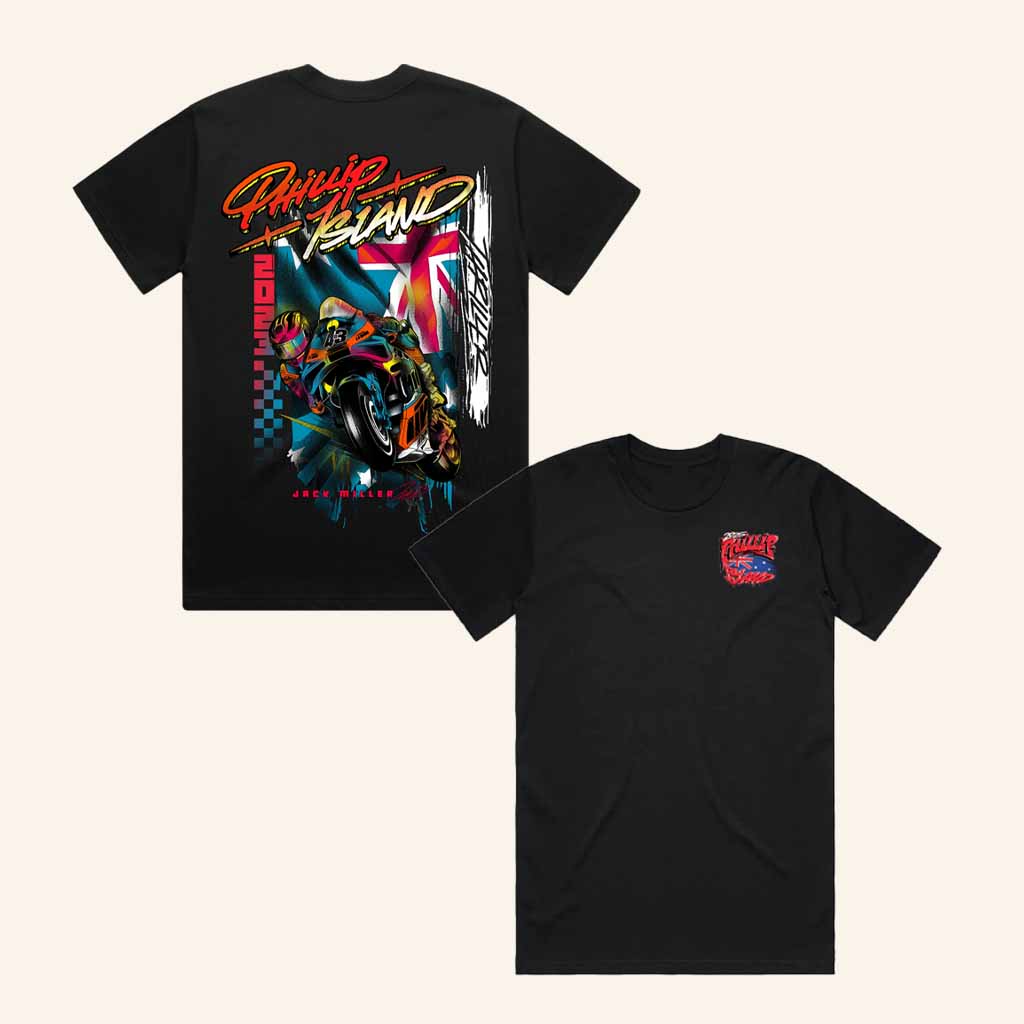 Jack Miller 43 Merch Jm43 Phillip Island 2025 T-Shirt Xmas Gifts For Men-1