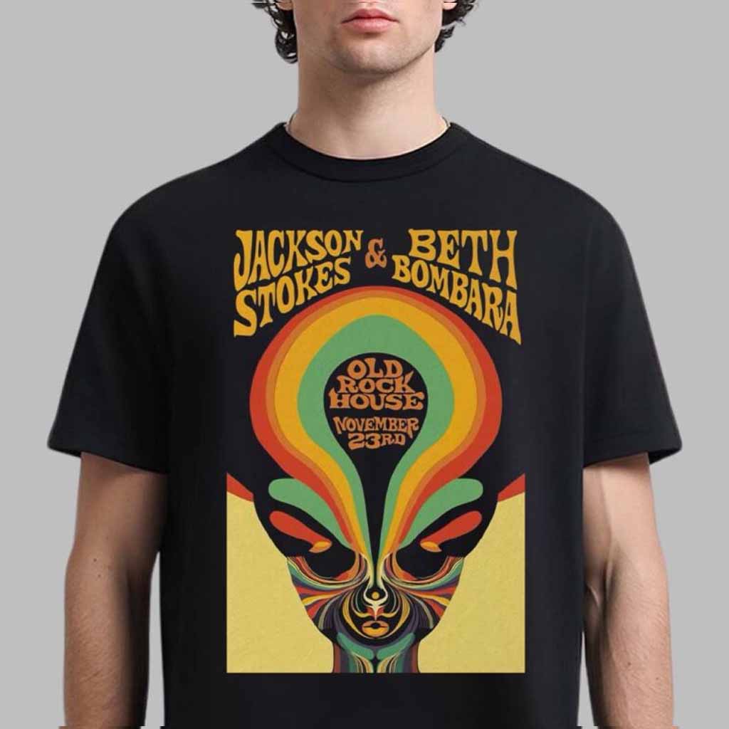 Jackson Stokes And Beth Bombara The Alien Old Rock House 2024 T-Shirt Fans Gifts-1