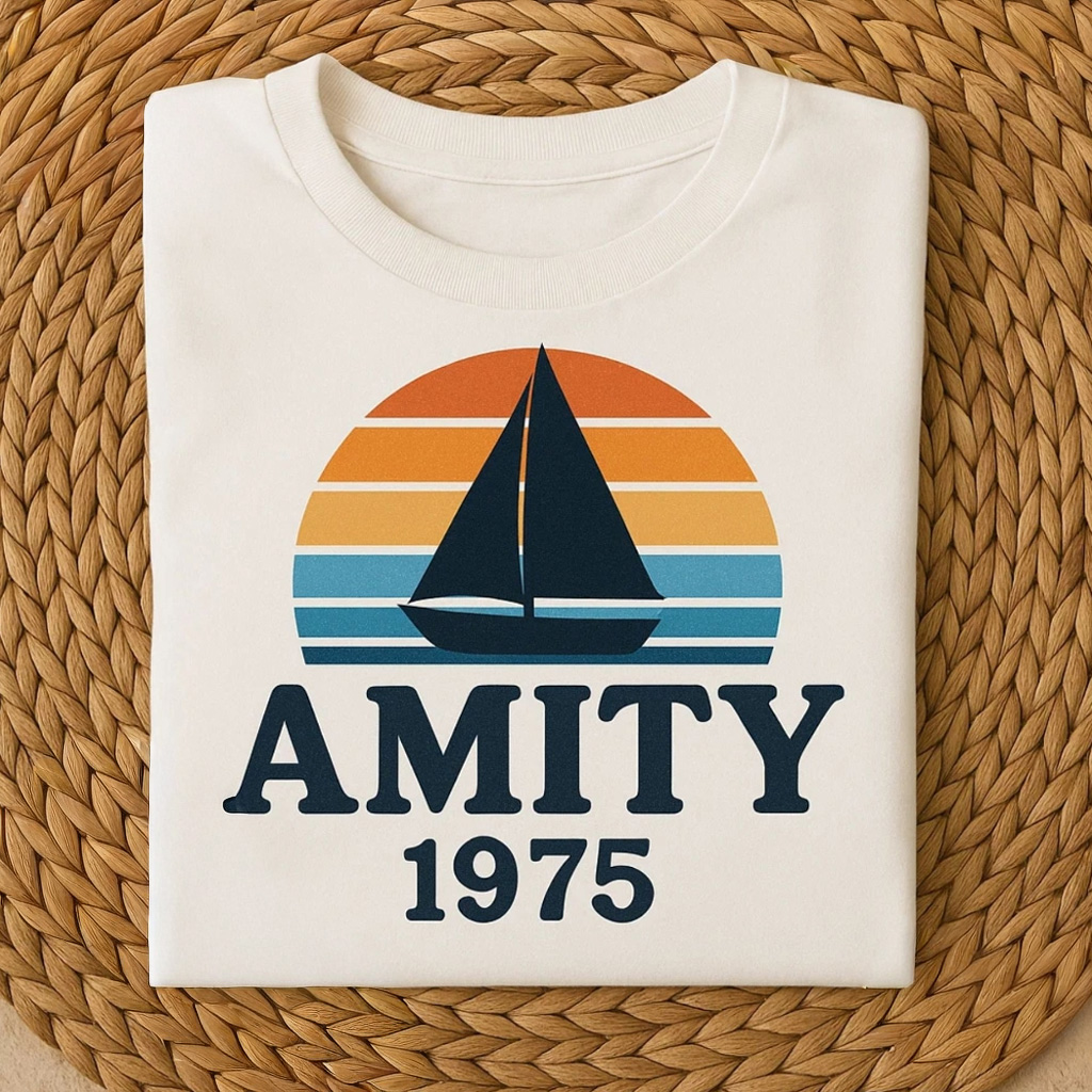 Jaws Amity 1975 Shirt Birthday Gift Ideas For Husband-1 Jaws Amity 1975 Shirt Birthday Gift Ideas For Husband-1