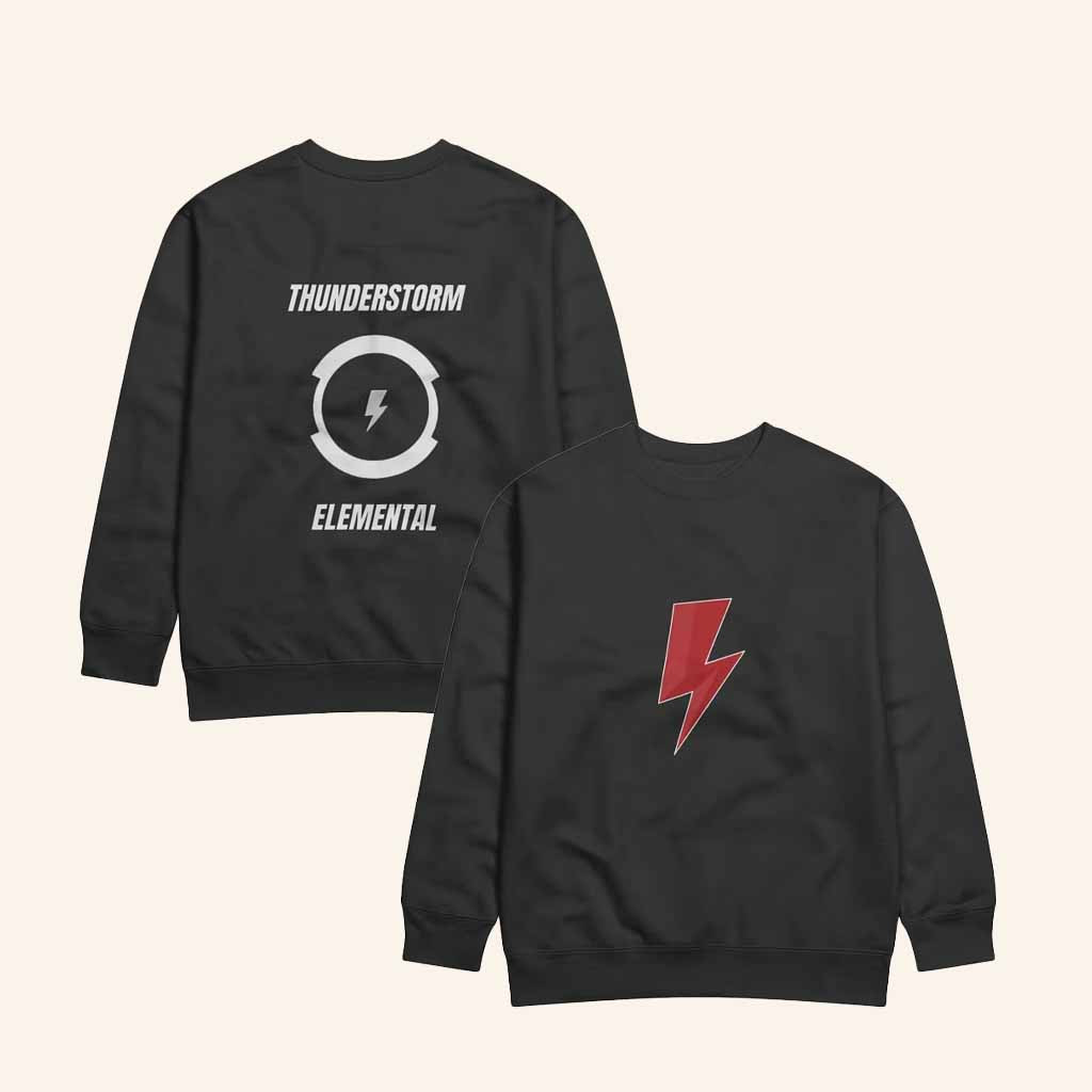 John Adrian Kimlon Merch Thunderstorm Elemental Design Sweatshirt Gifts For Besties-1