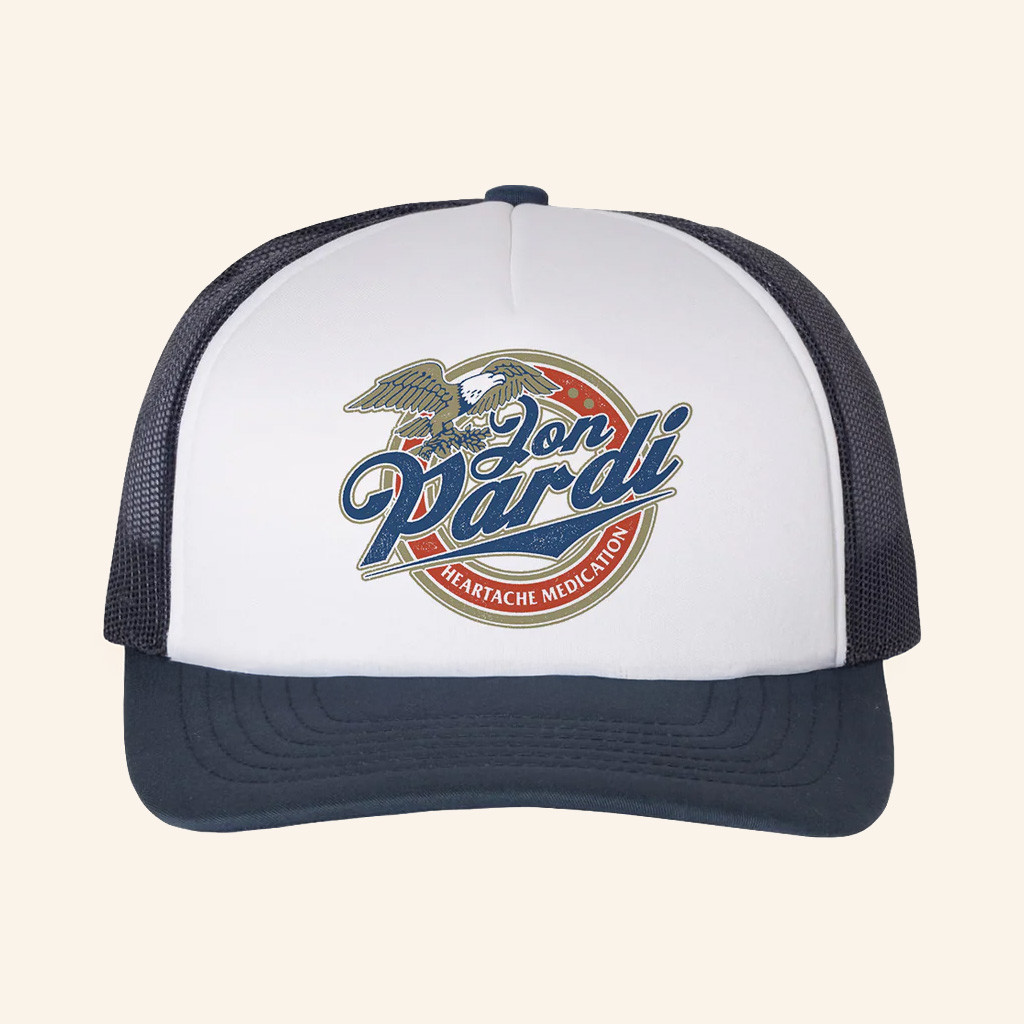 Jon Pardi Merch Heartache Medication Trucker Hat Cool Gifts For Music Lovers-1 Jon Pardi Merch Heartache Medication Trucker Hat Cool Gifts For Music Lovers-1