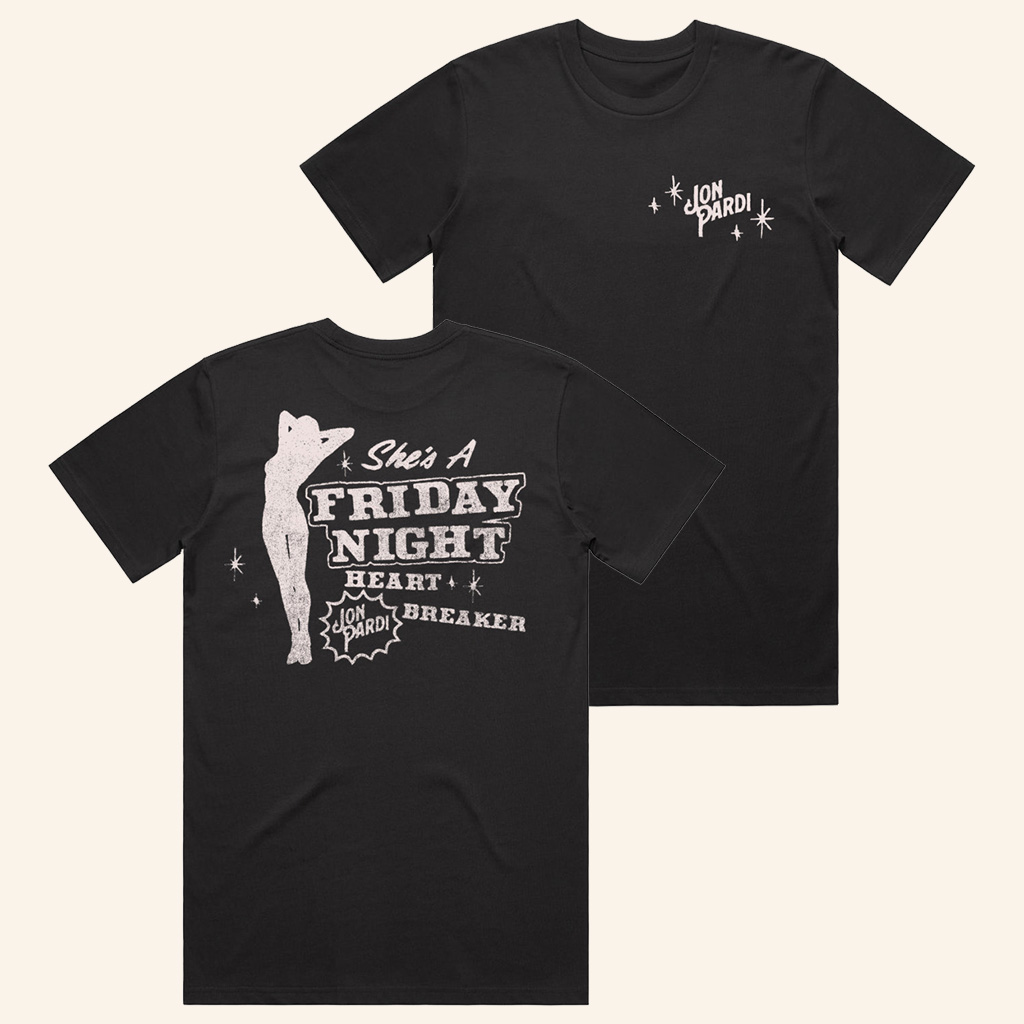 Jon Pardi Merch She's Friday Night Heart Breaker T-Shirt Gift For Brother-1 Jon Pardi Merch She's Friday Night Heart Breaker T-Shirt Gift For Brother-1