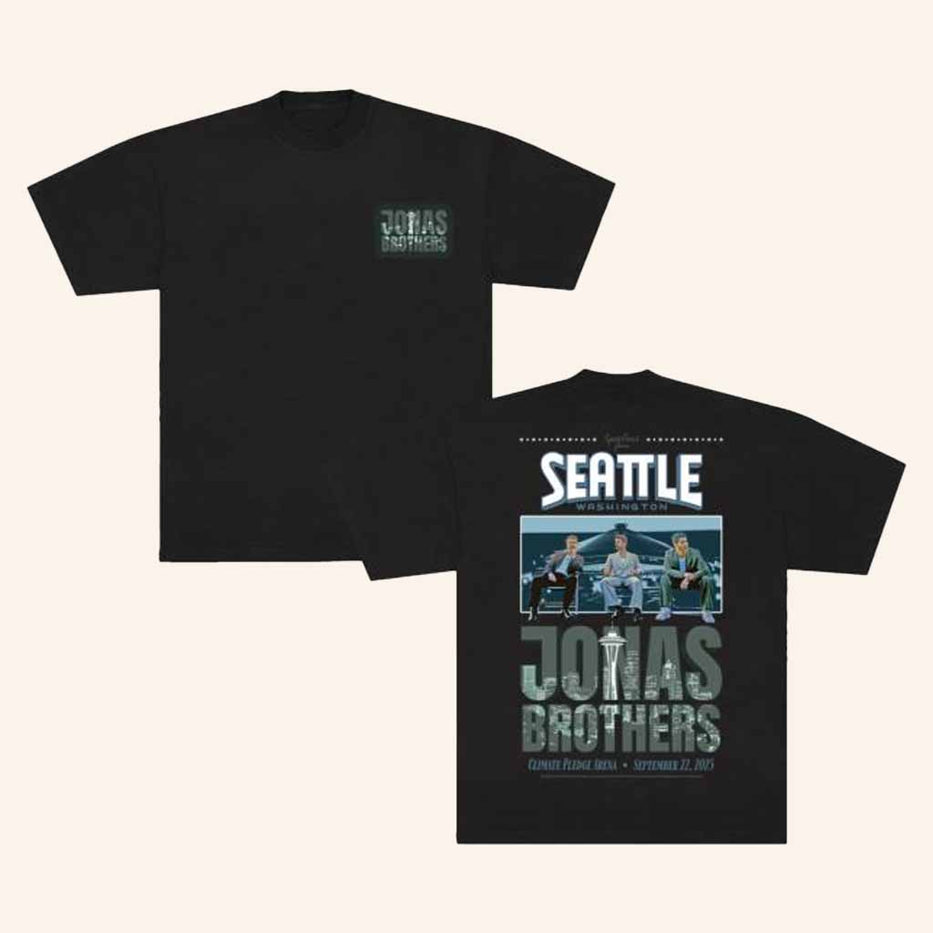 Jonas Brothers Merch Greetings From Seattle Washington Shirt Cool Gifts For Music Lovers-1 Jonas Brothers Merch Greetings From Seattle Washington Shirt Cool Gifts For Music Lovers-1