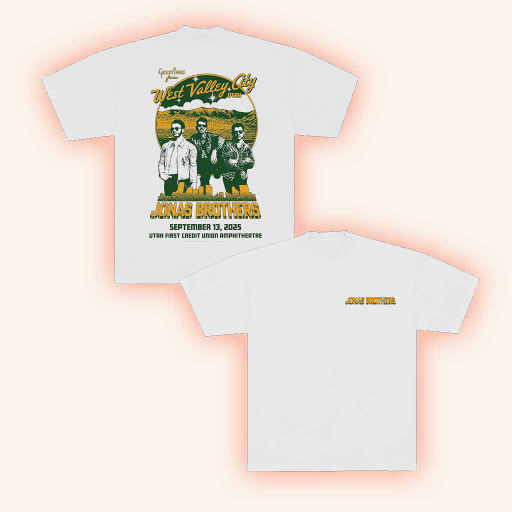 Jonas Brothers Merch Greetings From West Valley City UTAH 2025 Shirt Gift For Fans-1