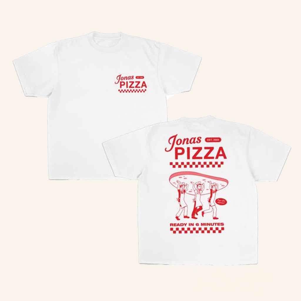 Jonas Brothers Merch Jonas Pizza Mall Pizza T-Shirt Unique Gifts For Music Lovers-1 Jonas Brothers Merch Jonas Pizza Mall Pizza T-Shirt Unique Gifts For Music Lovers-1