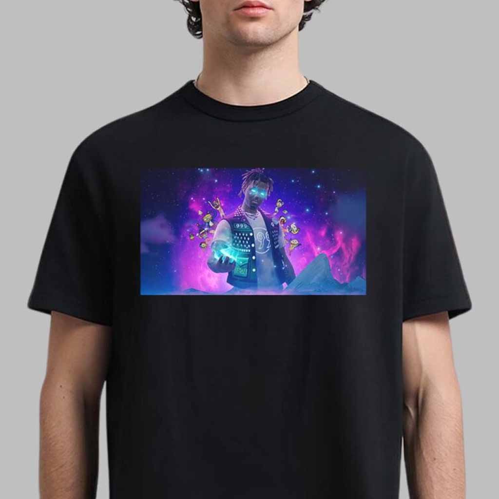 Juice Wrld x Fortnite The Final Stage Night Version T-Shirt Birthday Gifts For Music Lovers-1 Juice Wrld x Fortnite The Final Stage Night Version T-Shirt Birthday Gifts For Music Lovers-1