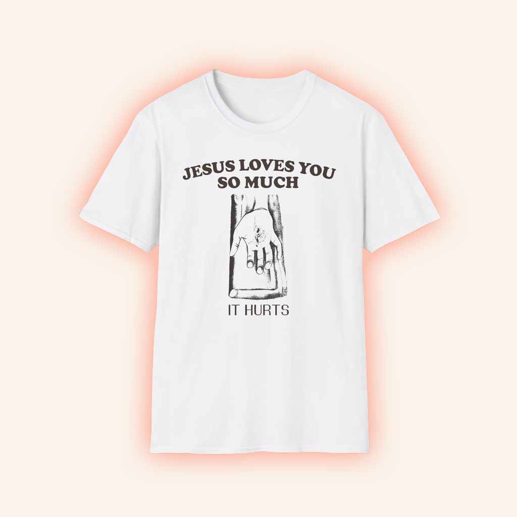 Juju Smith-Schuster Wearing Jesus Loves You So Much It Hurts Shirt Gift Ideas For Dad-1