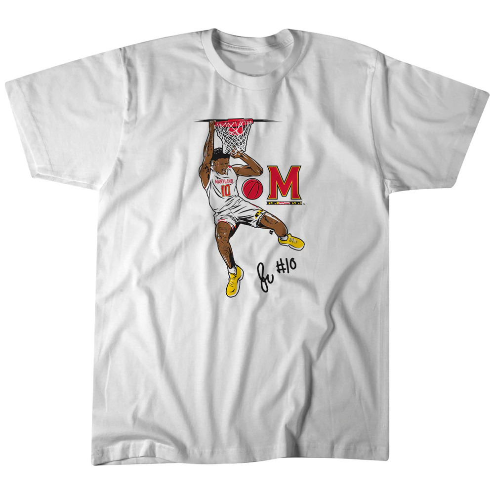 Julian Reese Signature Slam Shirt Crab 5 Five T-Shirt For Maryland Basketball Fans-1 Julian Reese Signature Slam Shirt Crab 5 Five T-Shirt For Maryland Basketball Fans-1