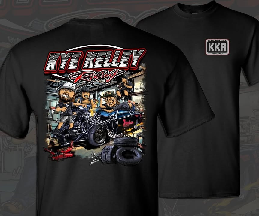 KKR Chaos Crew T-Shirt Kye Kelley Racing Car Merch Clothing Gifts For Fans-1 KKR Chaos Crew T-Shirt Kye Kelley Racing Car Merch Clothing Gifts For Fans-1