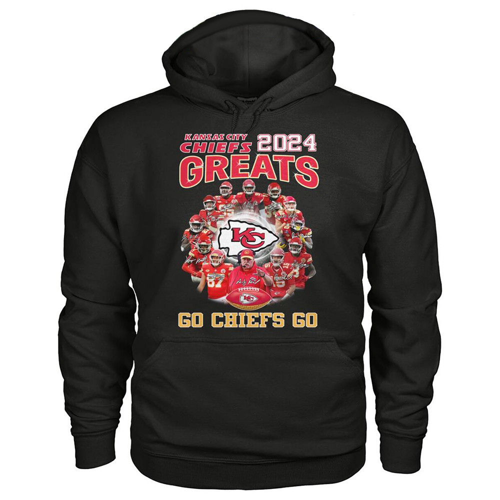 Kansas City Chiefs 2024 Great Season Go Chiefs Go 2024 Hoodie Awesome Father's Day Gifts-1
