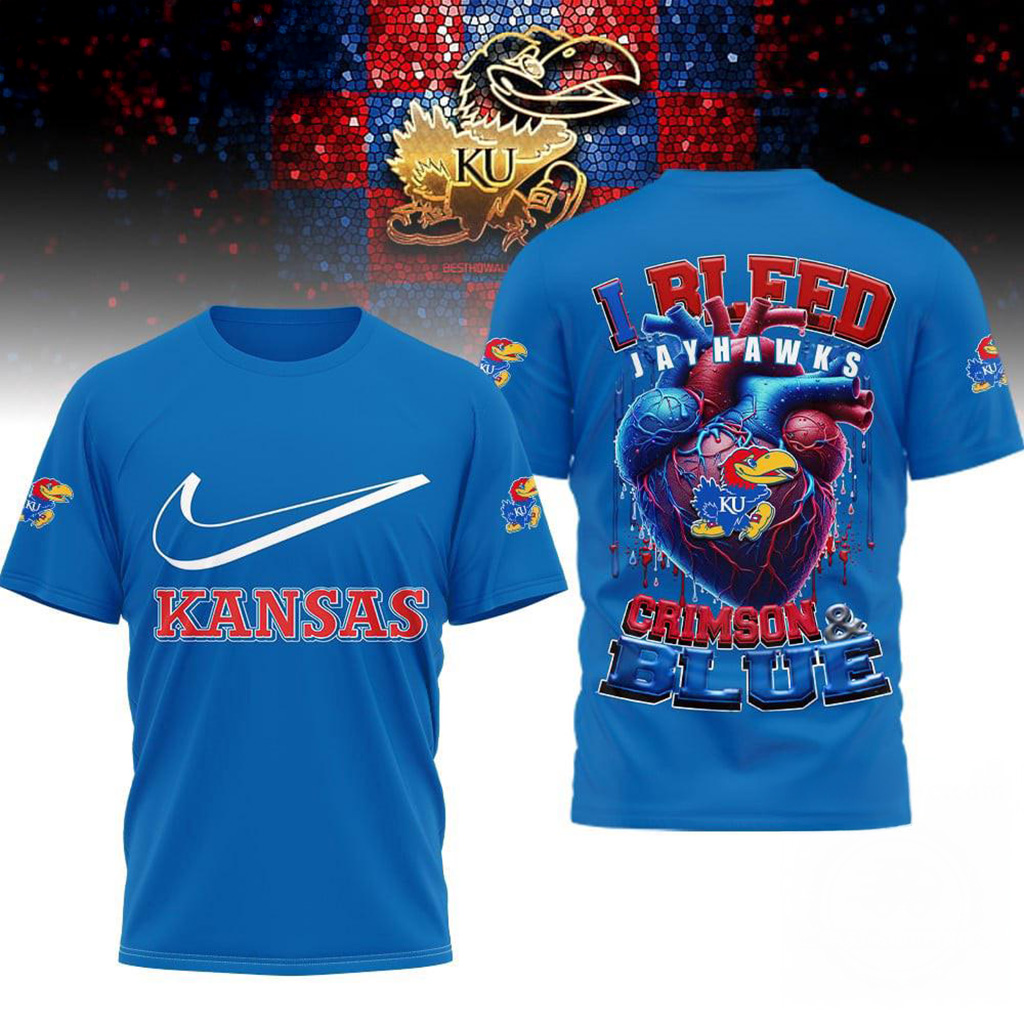 Kansas Jayhawks 2025 NCAA I Bleed Shirt Kansas Jayhawks Merch Football Fan Gift Ideas-1 Kansas Jayhawks 2025 NCAA I Bleed Shirt Kansas Jayhawks Merch Football Fan Gift Ideas-1