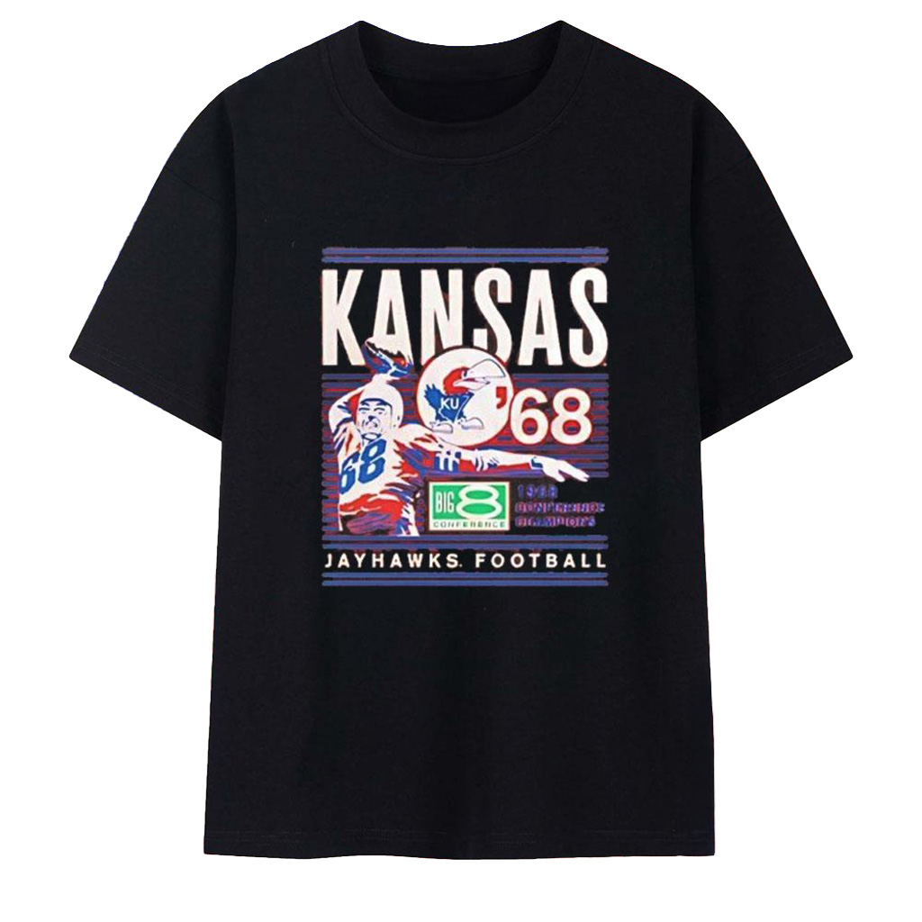 Kansas Jayhawks Football 1968 Conference Champions T-Shirt Kansas Jayhawks Merch Fans Gifts-1 Kansas Jayhawks Football 1968 Conference Champions T-Shirt Kansas Jayhawks Merch Fans Gifts-1