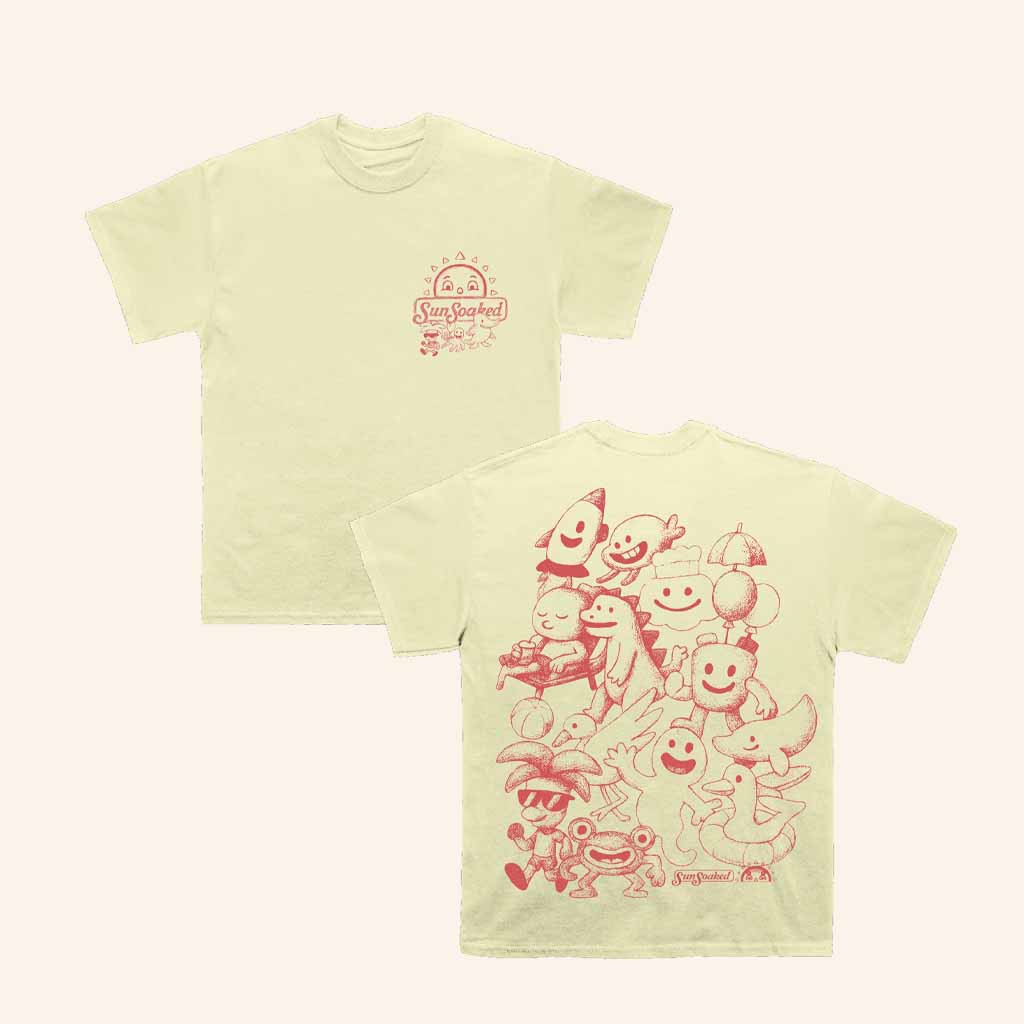 Kaskade Merch Sunsoaked Character Sketch Shirt Gifts For DJ Fans-1