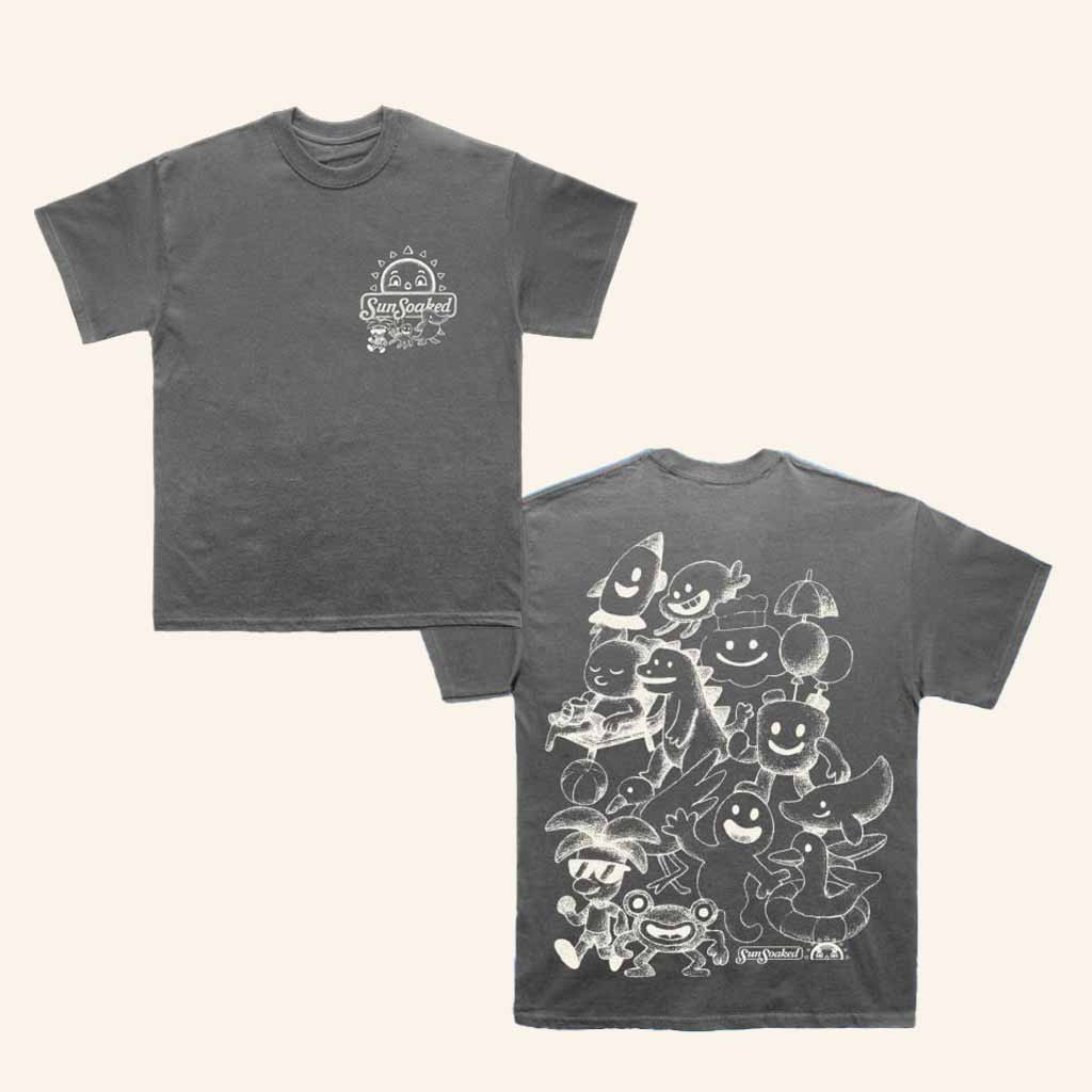 Kaskade Merch Sunsoaked Character Sketch T-Shirt Gifts For DJ Fans-1 Kaskade Merch Sunsoaked Character Sketch T-Shirt Gifts For DJ Fans-1