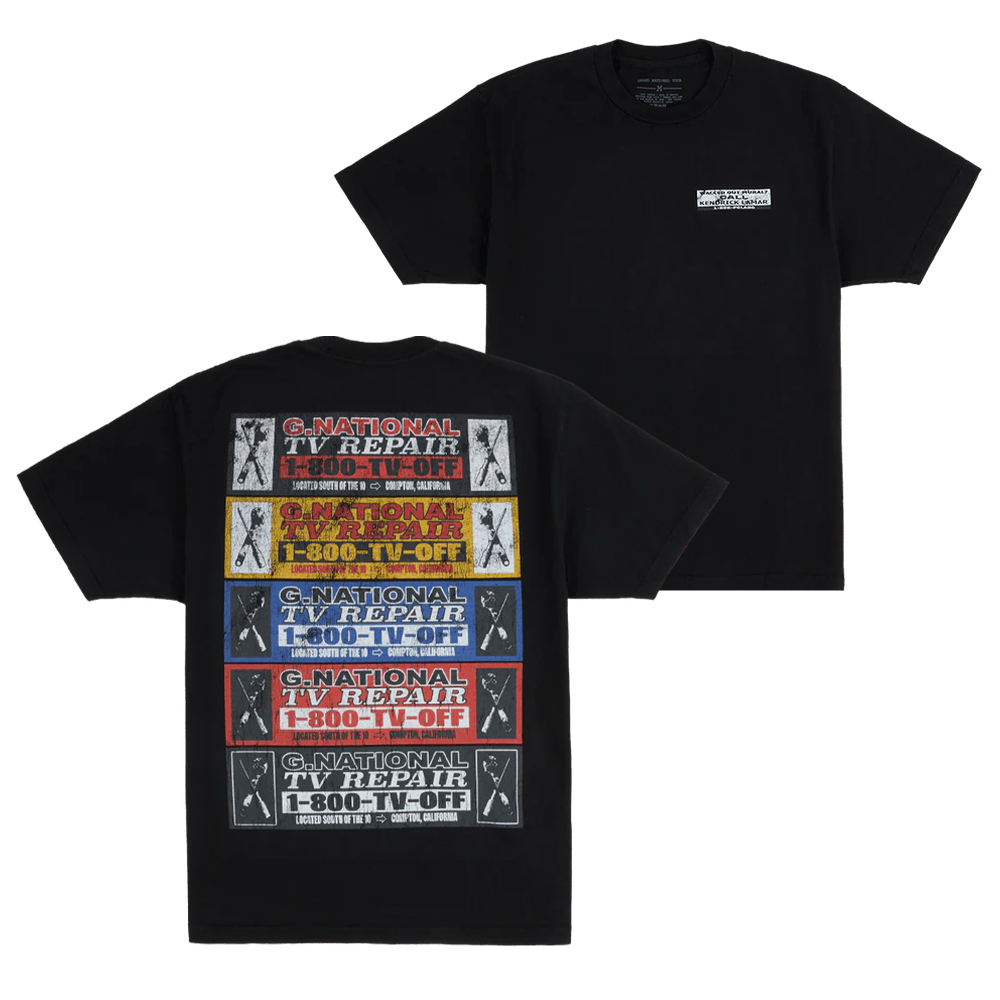 Kendrick Lamar Grand National Tour Merch T-Shirt Wacced Out Murals T-Shirt-1