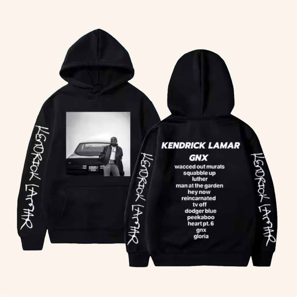 Kendrick Lamar Merch GNX Kendrick Lamar Graphic Hoodie Christmas Gift Ideas For Brother-1