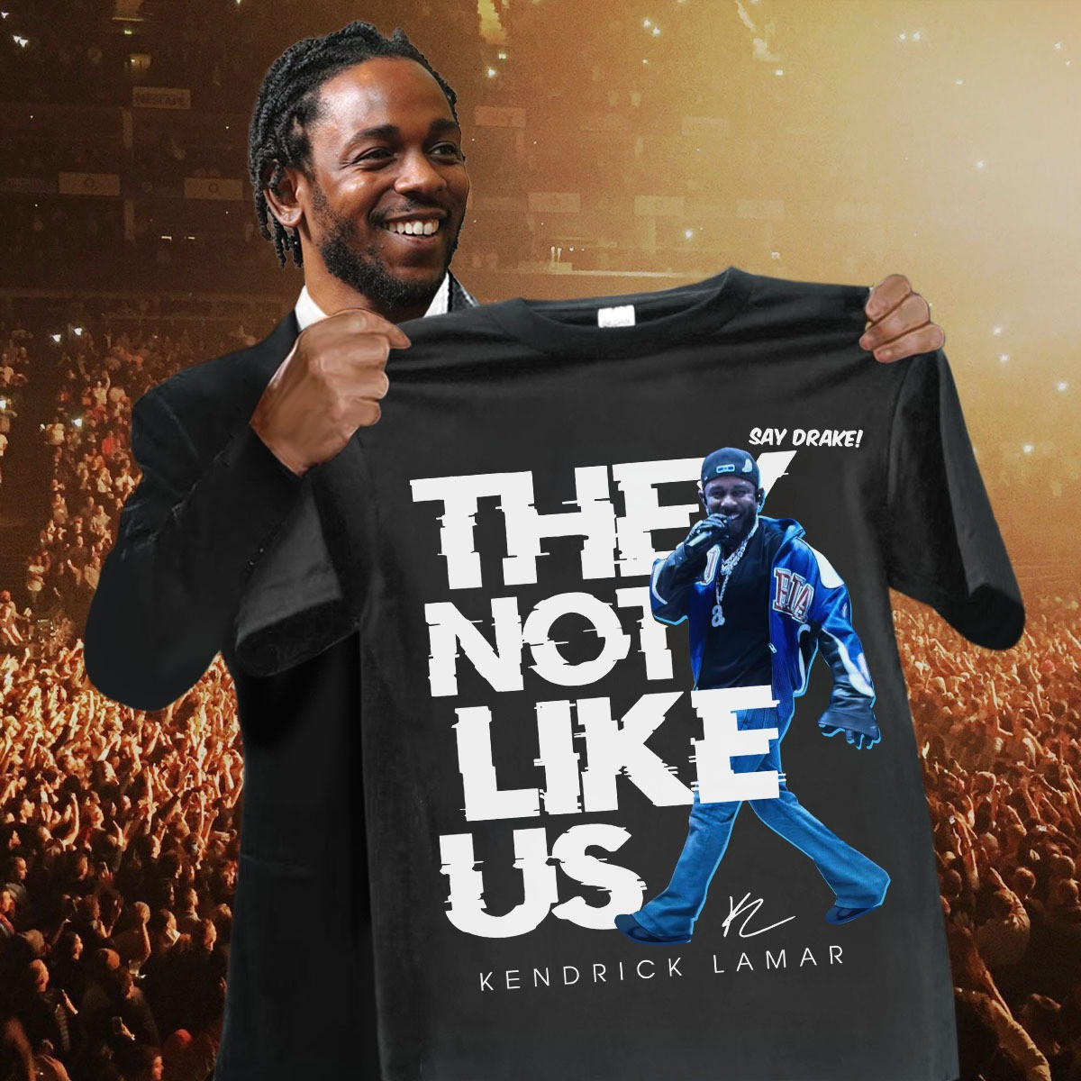 Kendrick Lamar They Not Like Us Shirt Say Drake SZA SOS Tour 2025 Kendrick Fan Merch Gifts-1