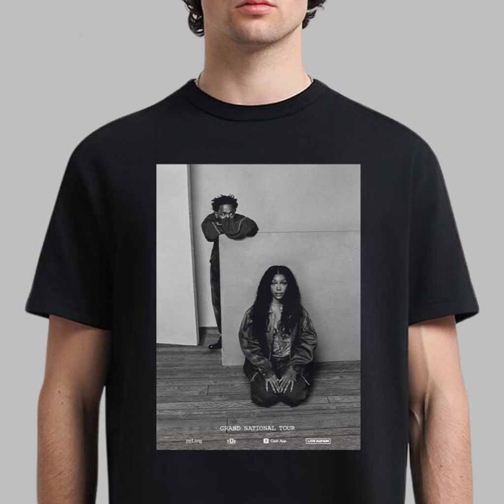 Kendrick Lamar x SZA Grand National Tour 2025 T-Shirt SZA Merch Cool Gifts For Music Lovers-1