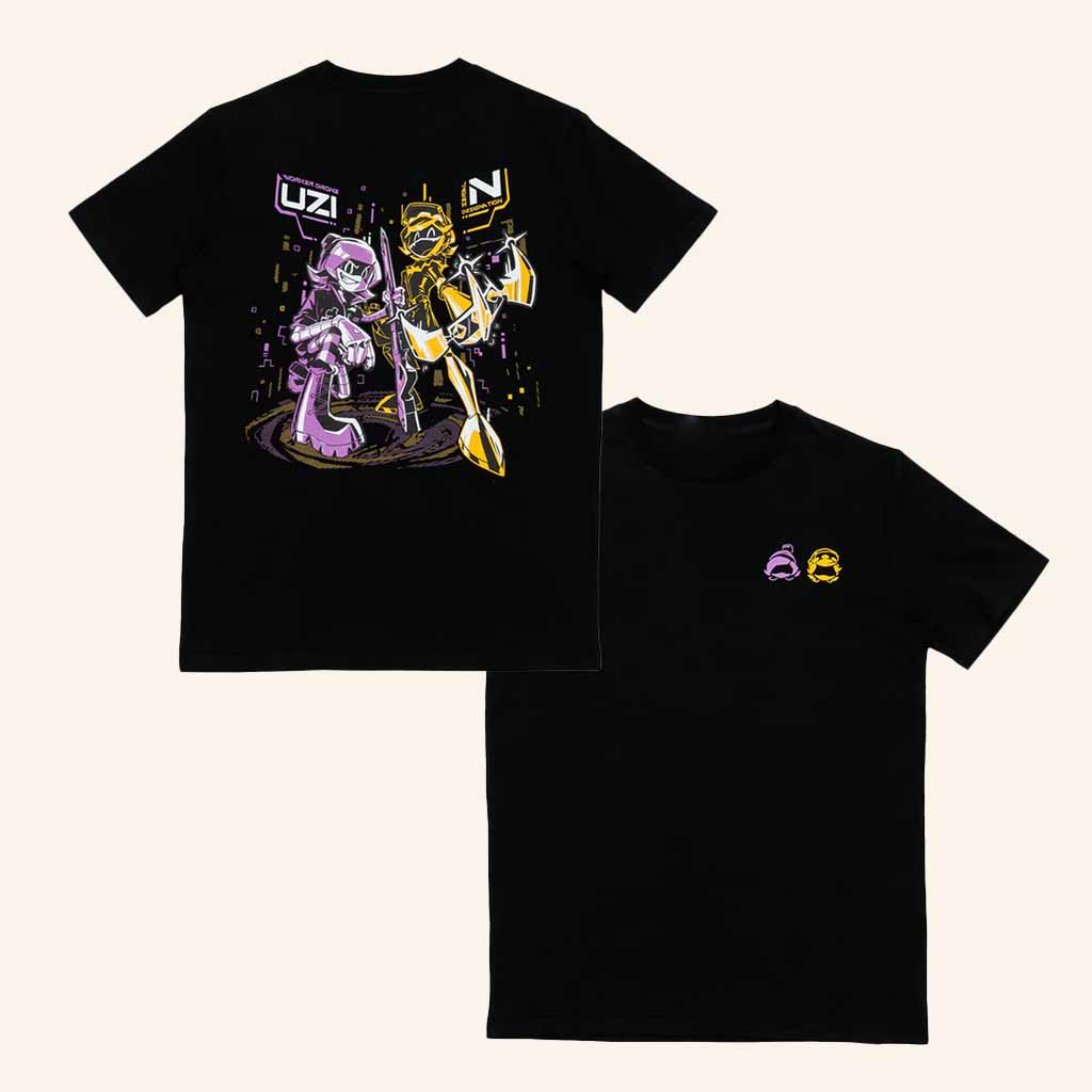 Knights Of Guinevere Merch Uzi And N Shirt Iconic Duo T-Shirt Present For Friends-1