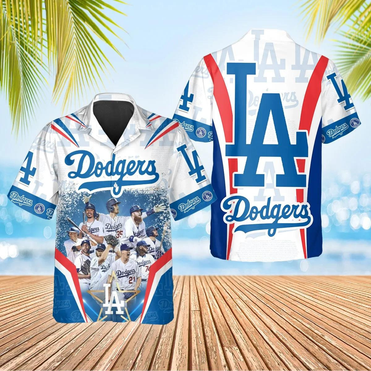 LA Los Angeles Dodgers Hawaiian Shirt Baseball Team Aloha Shirt La Dodgers Gift Shop-1 LA Los Angeles Dodgers Hawaiian Shirt Baseball Team Aloha Shirt La Dodgers Gift Shop-1