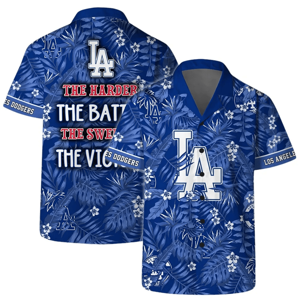 LA Los Angeles Dodgers Hawaiian Shirt The Victory Tropical Aloha Shirt Unique Dodgers Gifts-1 LA Los Angeles Dodgers Hawaiian Shirt The Victory Tropical Aloha Shirt Unique Dodgers Gifts-1