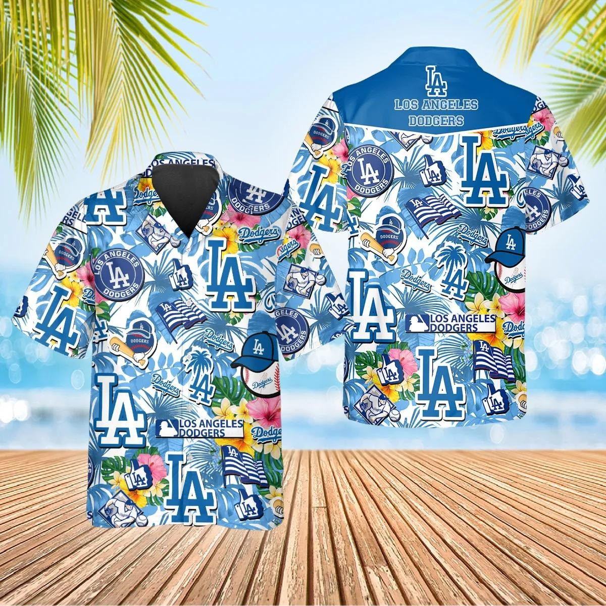 LA Los Angeles Dodgers Hawaiian Shirt Tropical Aloha Shirt Baseball Dodger Game Gifts-1 LA Los Angeles Dodgers Hawaiian Shirt Tropical Aloha Shirt Baseball Dodger Game Gifts-1