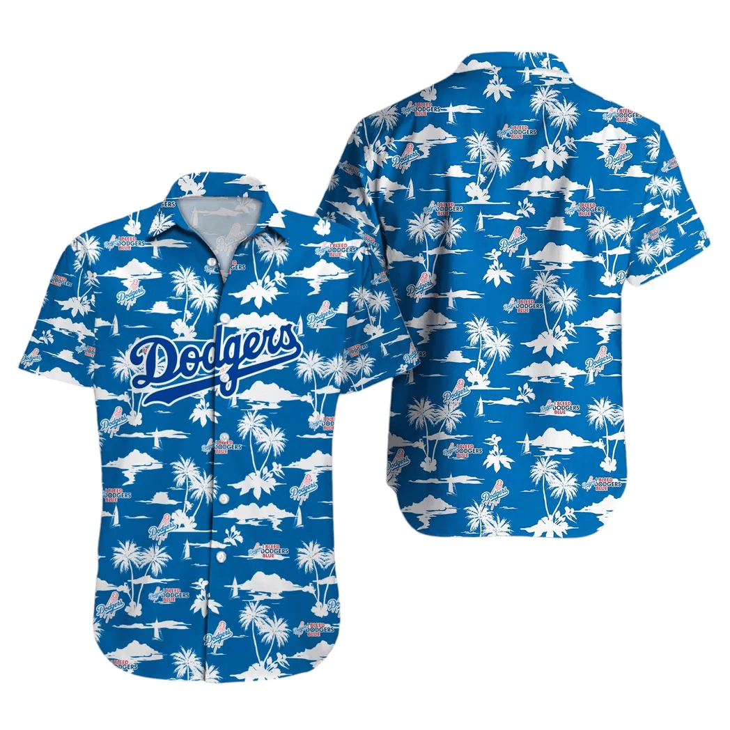 LA Los Angeles Dodgers Hawaiian Shirt Tropical Sunset Aloha Shirt Cool Dodgers Gifts-1 LA Los Angeles Dodgers Hawaiian Shirt Tropical Sunset Aloha Shirt Cool Dodgers Gifts-1