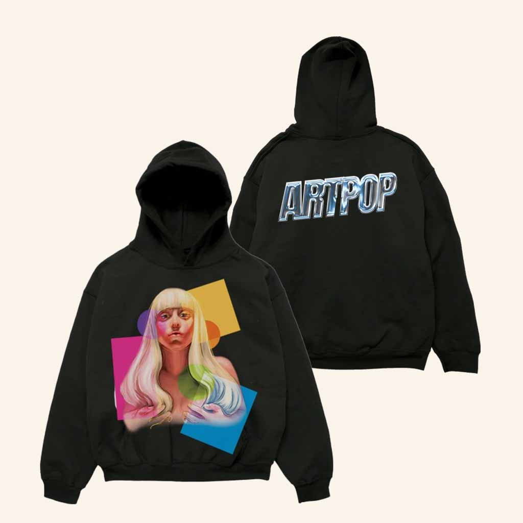 Lady Gaga Merch Artpop Geometric Hoodie Christmas Gifts For Best Friend-1