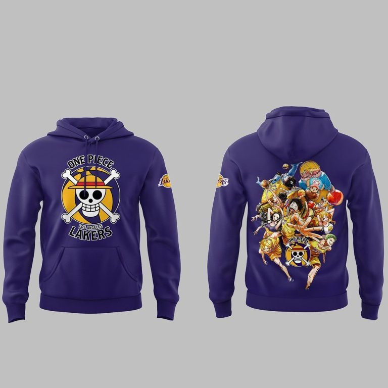 Lakers One Piece Shirt NBA Luffy One Piece LA Los Angeles Lakers Night Collab Merch Apparel-1 Lakers One Piece Shirt NBA Luffy One Piece LA Los Angeles Lakers Night Collab Merch Apparel-1