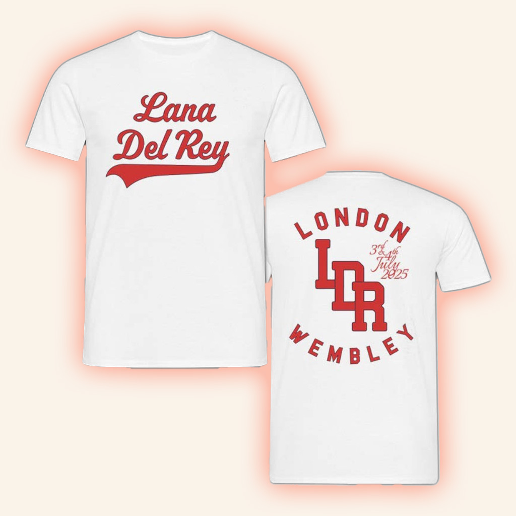 Lana Del Rey London Wembley 3Rd July 2025 Tour T-Shirt Best Gift For Him-1 Lana Del Rey London Wembley 3Rd July 2025 Tour T-Shirt Best Gift For Him-1
